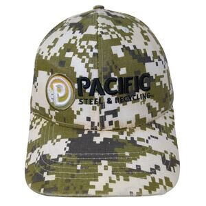 Pacific Steel & Recycling Strapback Baseball Cap Multi One Size Camo 360 Apparel